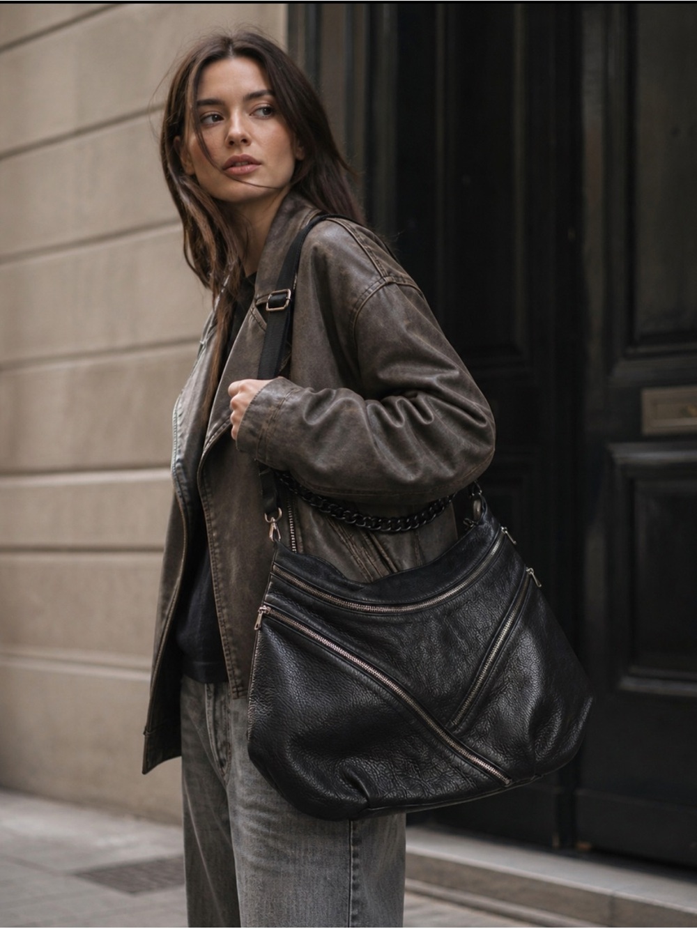 Alexis Hudson bag convertible with chain